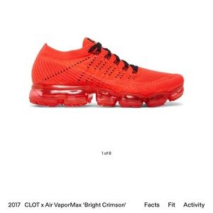 2017 CLOT × Air VaporMax 'Bright Crimson'